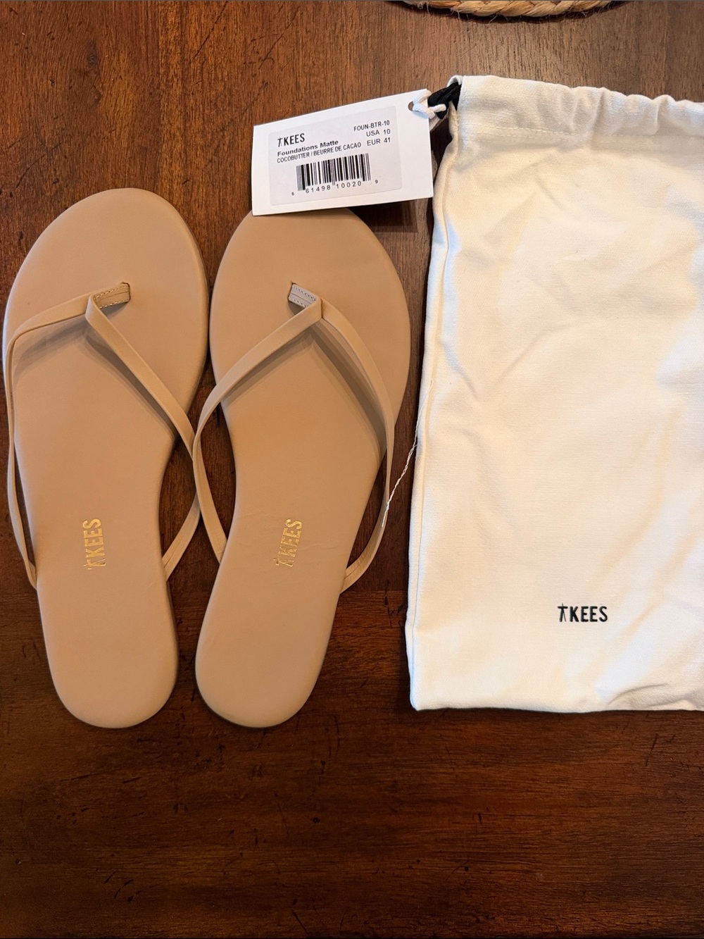 TKEES Flip Flop Sandals in cocobutter. Exactly as the pictures